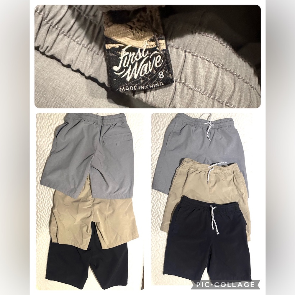Boys First Wave Shorts (3 pair)
